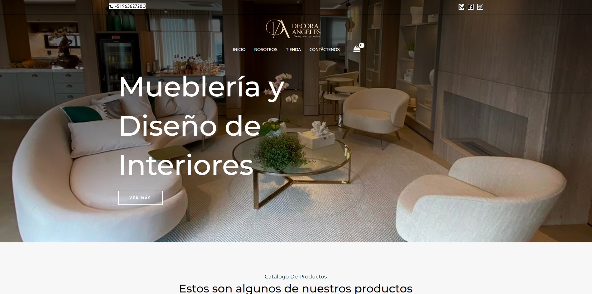 Sitio web de Decora Ángeles